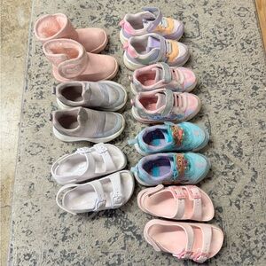 Lot of Girls Shoes (8C)